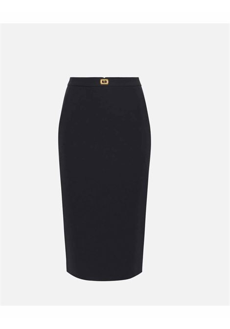 gonna longuette  in crepe ELISABETTA FRANCHI | Gonne | GO09951E2110